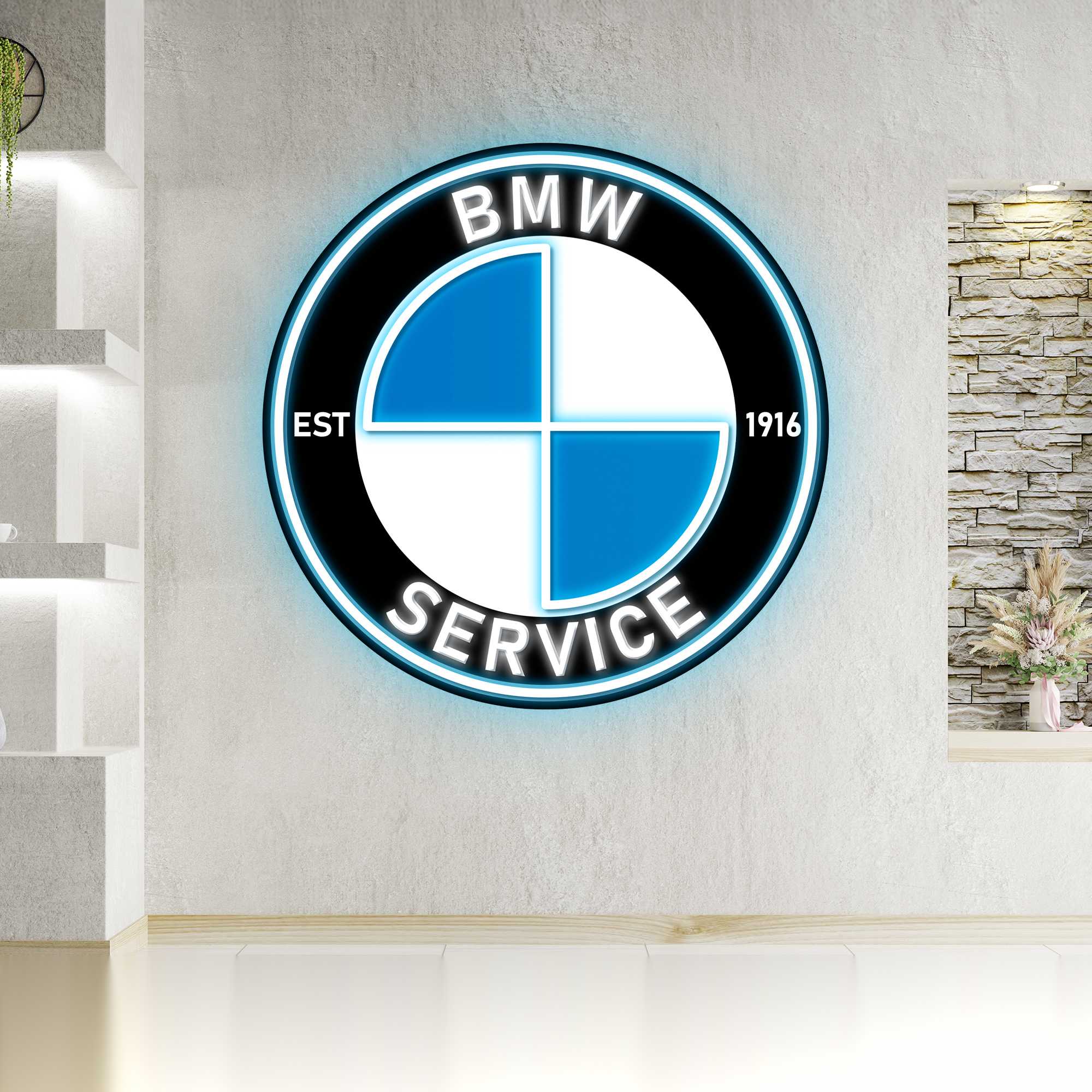 BMW Circle Acrylic Artwork – Metalsteelalu